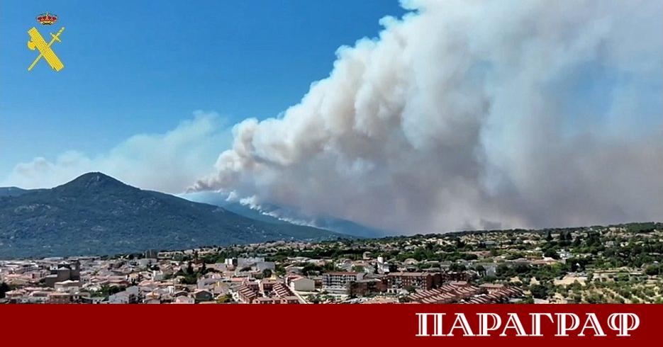 Опустошителен горски пожар в Испания засегна един от най важните