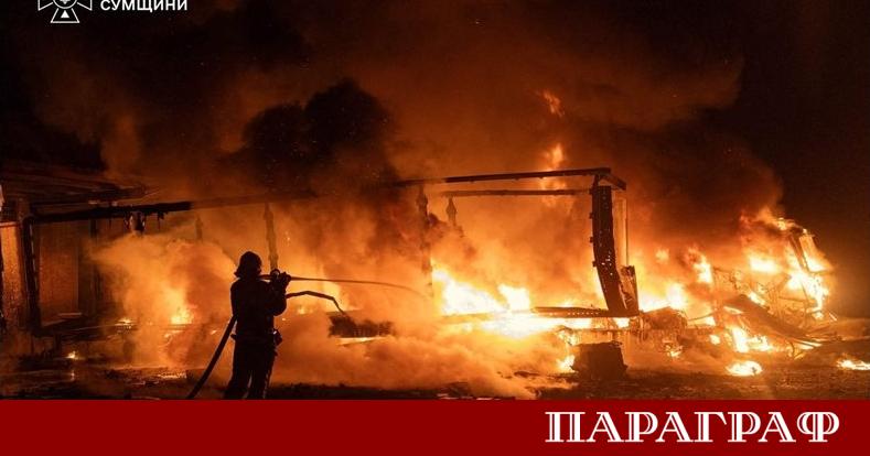 Руските въоръжени сили нанесоха масирани удари срещу няколко украински региона