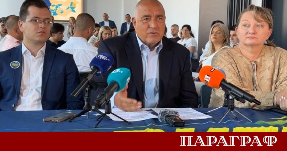 Лидерът на ГЕРБ Бойко Борисов обяви края на толеранса към