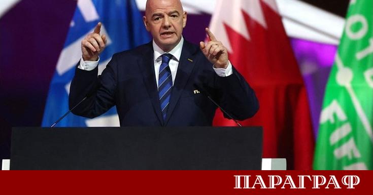 Президентът на ФИФА Джани Инфантино отправи остро послание към своите